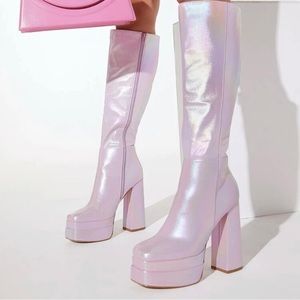 Sparkl platform boots size 8